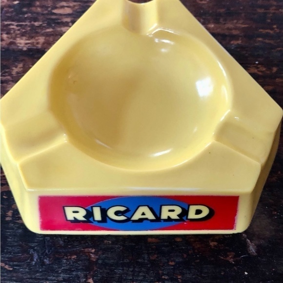 Vintage Mid Century Modern French Ricard Ashtray - Picture 3 of 5